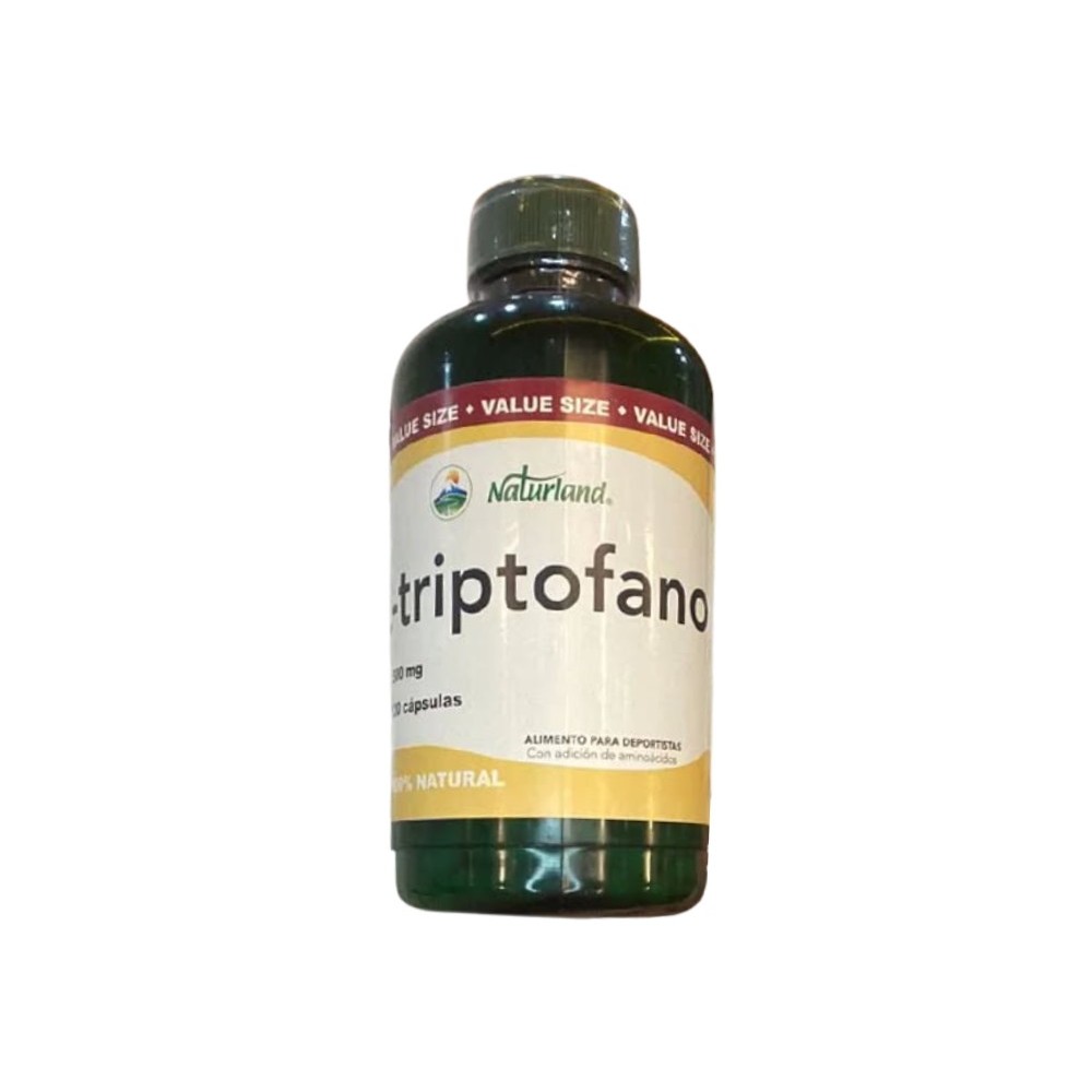 L - Triptófano 500mg 120 Cápsulas Naturland
