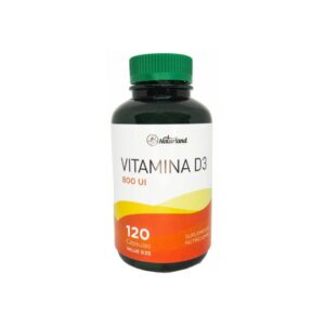 Vitamina D3 800UI 120 Cápsulas Naturland