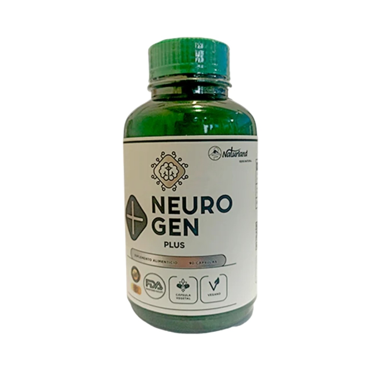 Neurogen Plus 90 Caps - Treonato de Magnesio con Astaxantina - Naturland