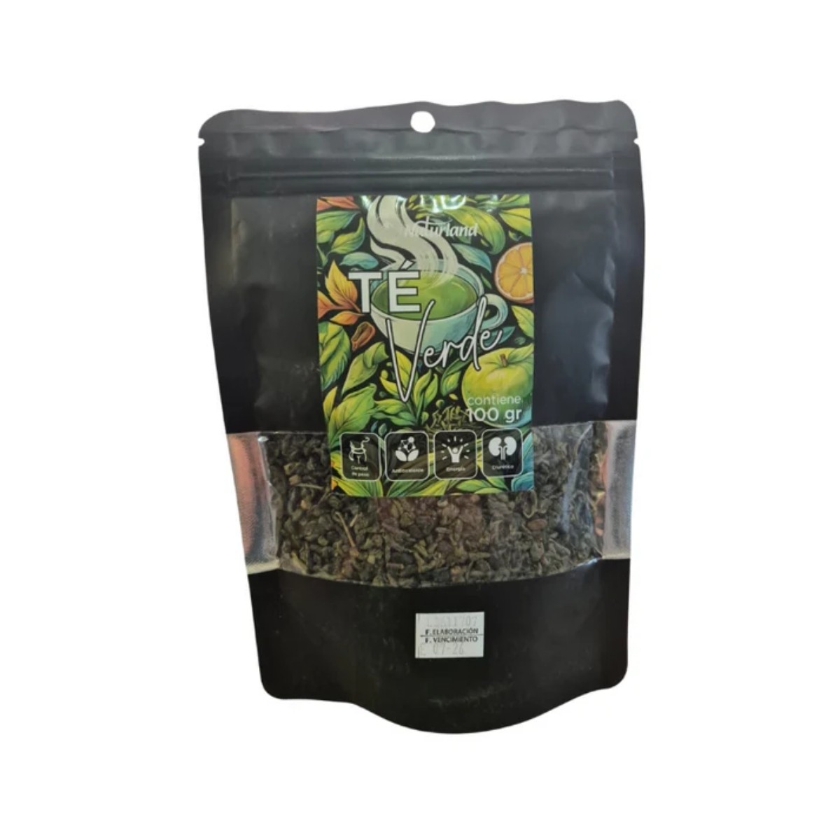Infusion Té Verde 100 Gr - Naturland