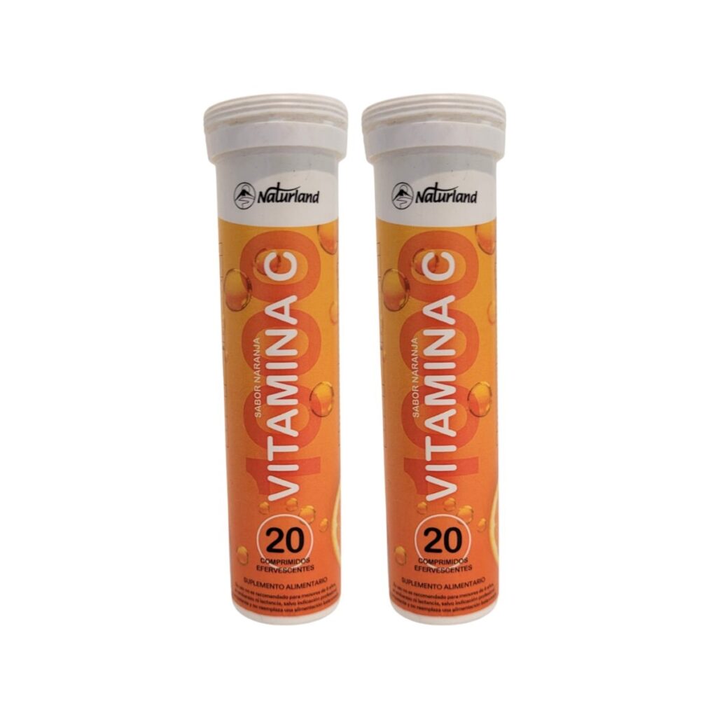 Terra C Vitamina C Efervecente 1000Mg X 20Comp Pack 2 Frascos