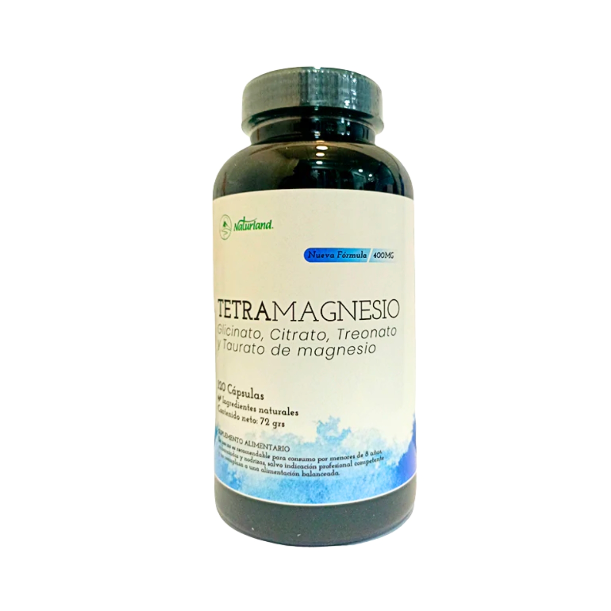 Tetra Magnesio Nl 120 Caps - Naturland