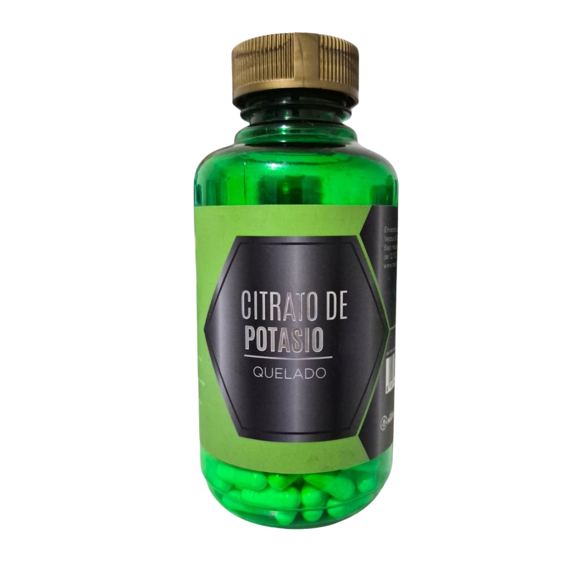 Citrato De Potasio Quelado 120 Caps - Naturland