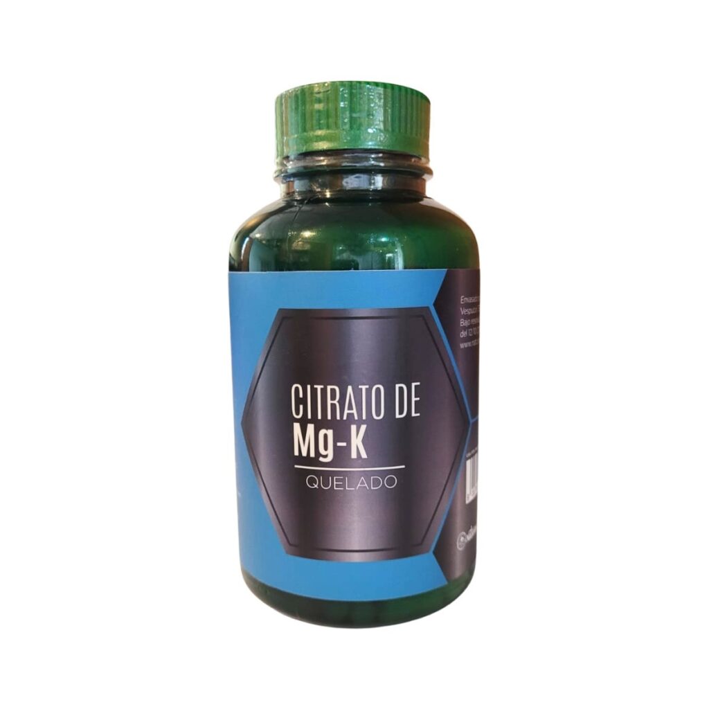 Citrato Magnesio - K Potasio Quelado con L-Licina 120 Caps Naturland